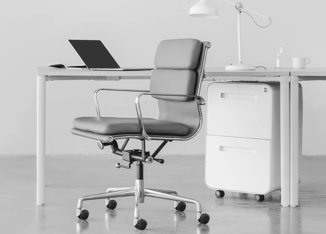 Office chair with desk