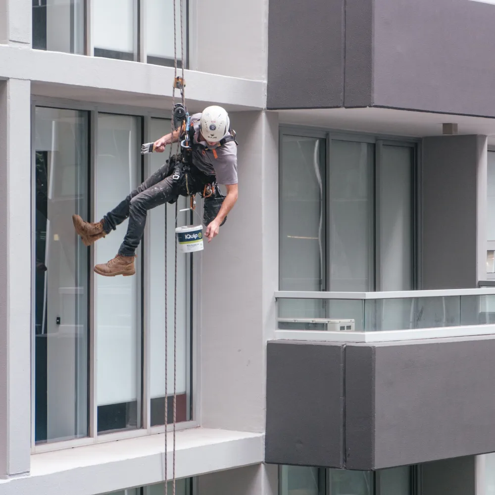 Man in safety helmet